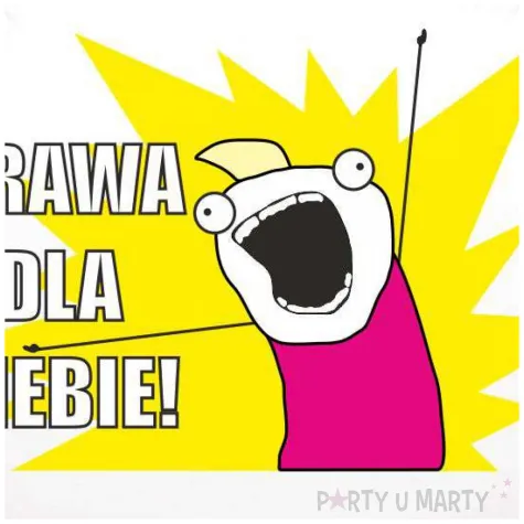 balon foliowy mem dziewczyna brawa dla ciebie bialy 18 rnd