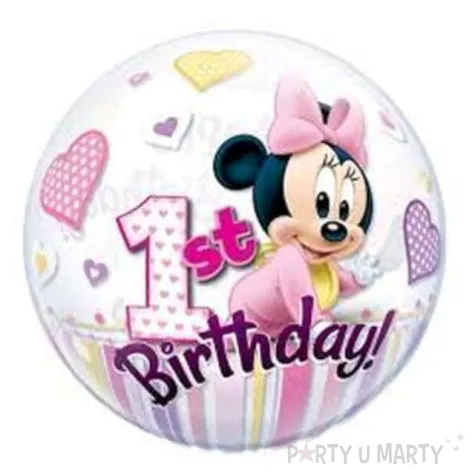 balon foliowy mickey 1 urodziny qualatex 22 orb