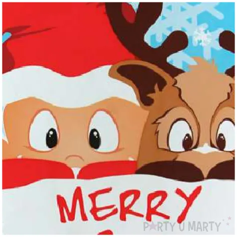 balon foliowy mikolaj i renifer grabo 21 rnd