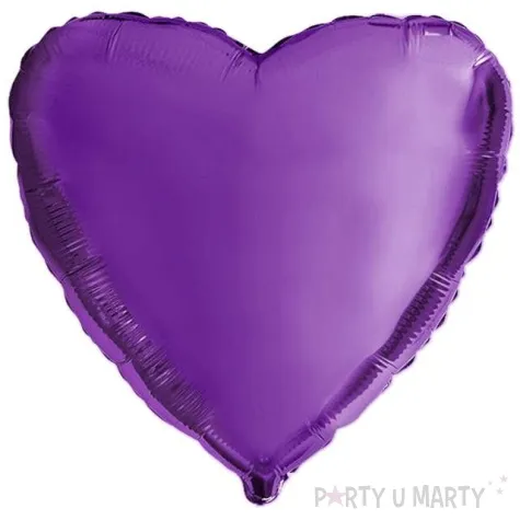 balon foliowy milosne serduszko fioletowy flexmetal 9 hrt