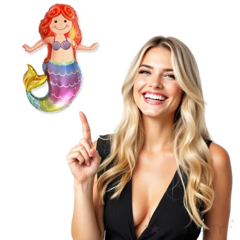 balon foliowy mini syrenka flexmetal 24 shp