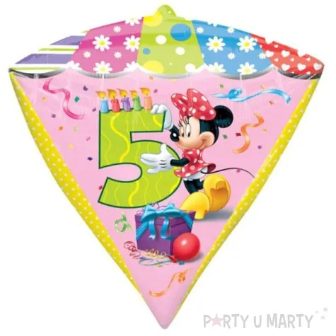 balon foliowy minnie mouse 5 urodziny amscan 17 dmz