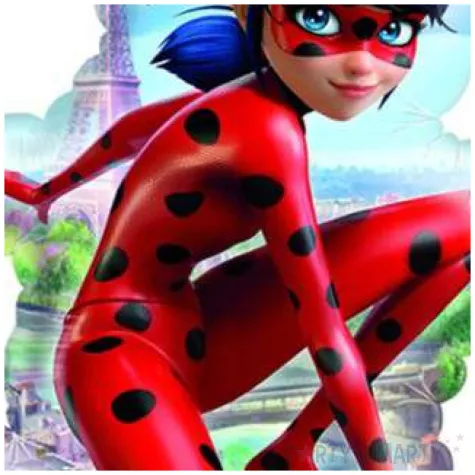 balon foliowy miraculous biedronka amscan 23 shp