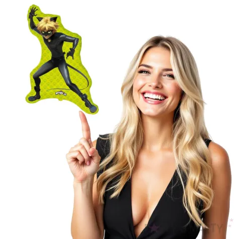 balon foliowy miraculous czarny kot flexmetal 24 shp