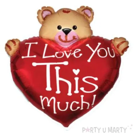 balon foliowy mis z sercem flexmetal 14 shp