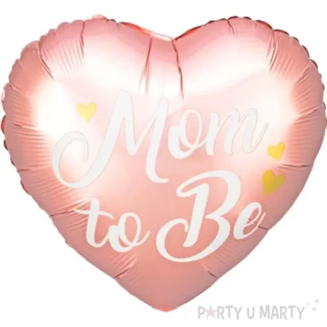 balon foliowy mom to be rozowy partydeco 14 hrt
