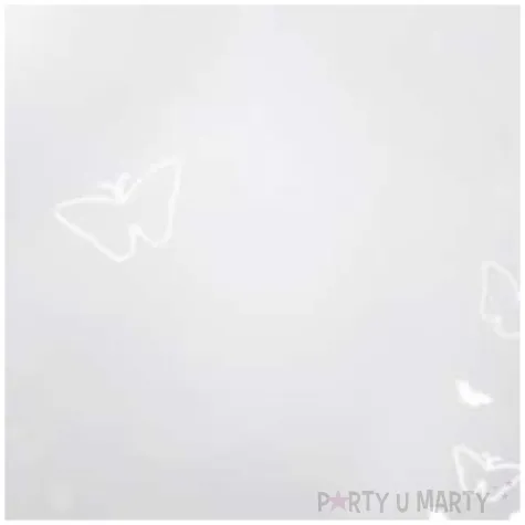 balon foliowy motylki bialy tuban 18 orb