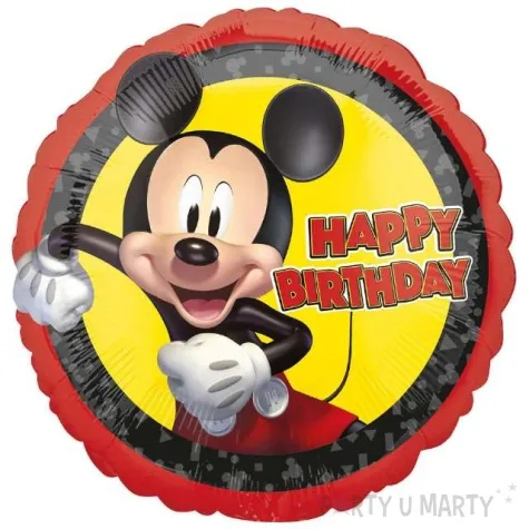 balon foliowy myszka mickey amscan 18 rnd