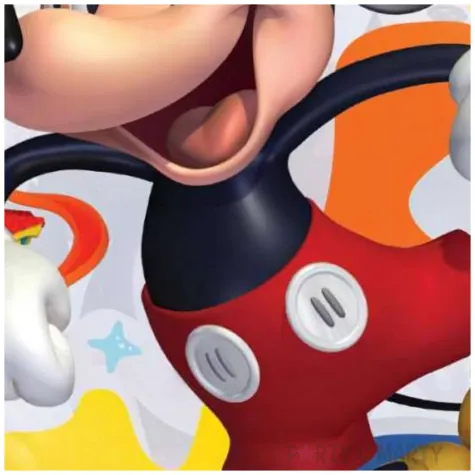 balon foliowy myszka mickey i przyjaciele qualatex bubbles 22 orb