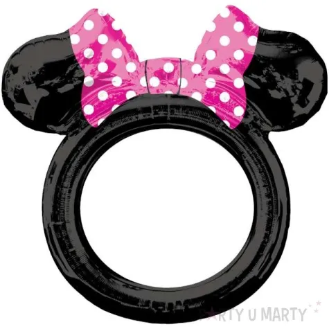 balon foliowy myszka minnie ramka selfie amscan 29 shp