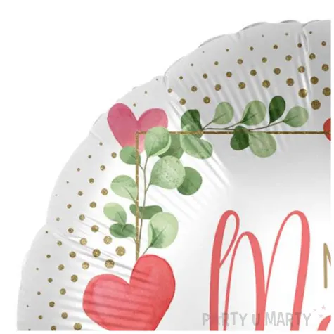 balon foliowy najlepsza mama na swiecie bialy premioloon 17 rnd