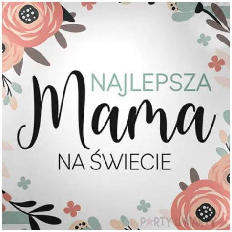 balon foliowy najlepsza mama na swiecie paski premioloon 17 rnd