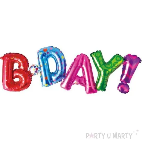 balon foliowy napis b day godan 32 shp