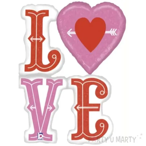 balon foliowy napis love holo grabo 46 shp