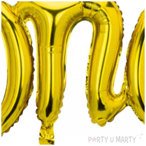 balon foliowy napis one zloty partydeco 26 shp