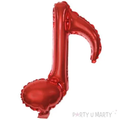 balon foliowy nuta pojedyncza czerwony 16 shp