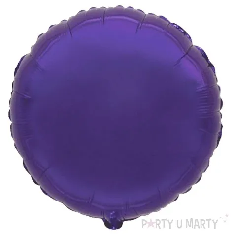 balon foliowy okragly fioletowy flexmetal 9 rnd
