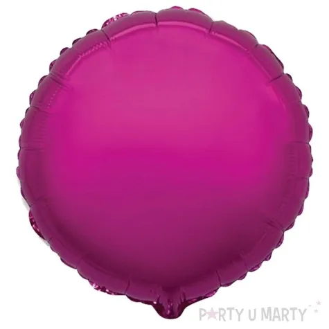 balon foliowy okragly purpurowy flexmetal 9 rnd