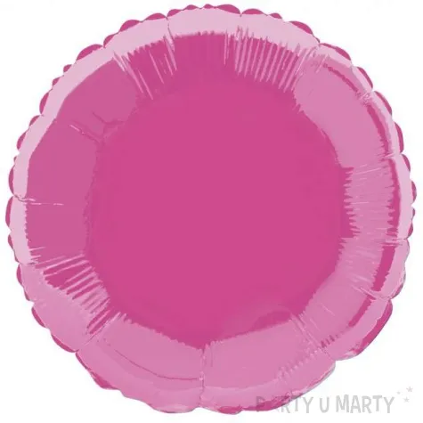 balon foliowy okragly rozowy flexmetal 18 rnd