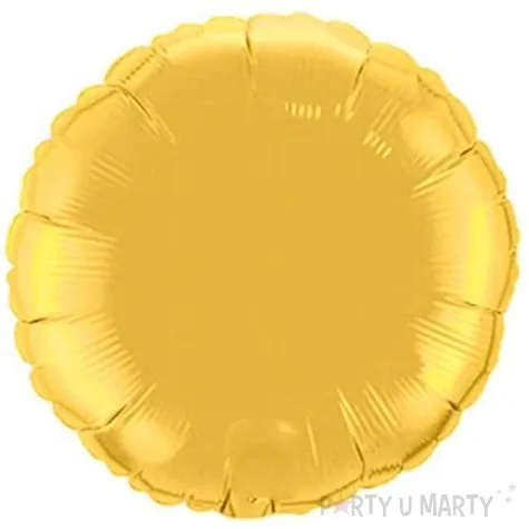 balon foliowy okragly zloty flexmetal 18 rnd