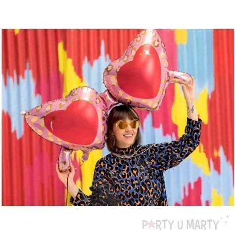 balon foliowy okulary serca partydeco 45 shp