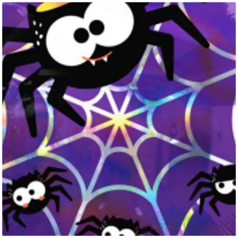 balon foliowy pajak na pajeczynie fioletowy amscan 22 shp