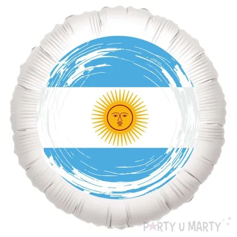 balon foliowy panstwa swiata argentyna bialy 18 rnd
