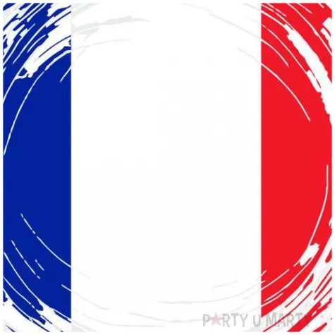 balon foliowy panstwa swiata francja bialy 18 rnd