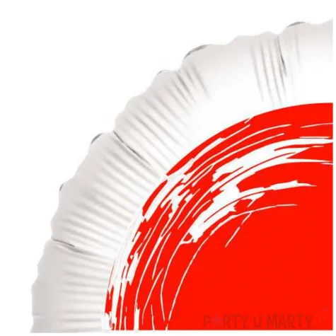 balon foliowy panstwa swiata indonezja bialy 18 rnd