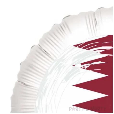 balon foliowy panstwa swiata katar bialy 18 rnd