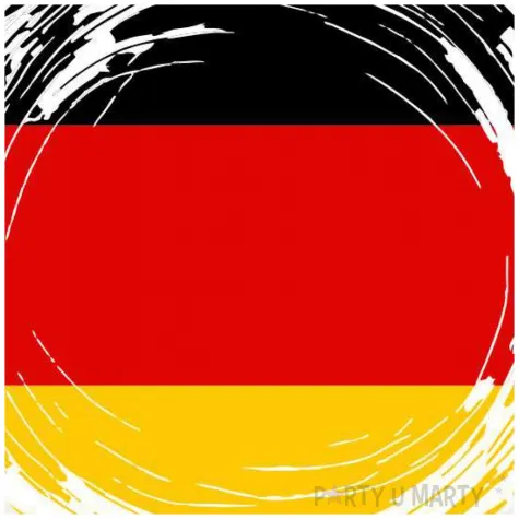 balon foliowy panstwa swiata niemcy bialy 18 rnd