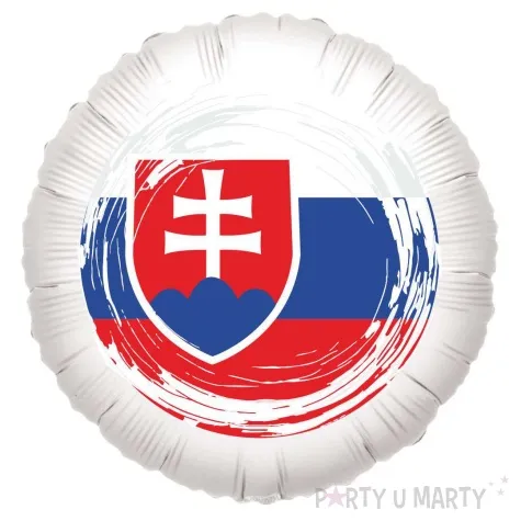 balon foliowy panstwa swiata slowacja bialy 18 rnd