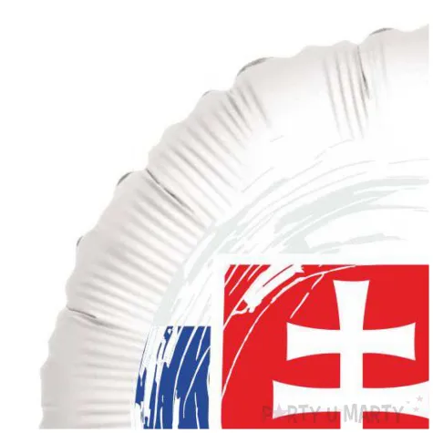 balon foliowy panstwa swiata slowacja bialy 18 rnd