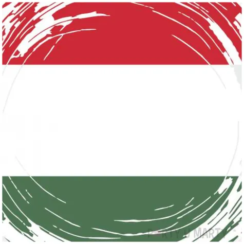 balon foliowy panstwa swiata wegry bialy 18 rnd