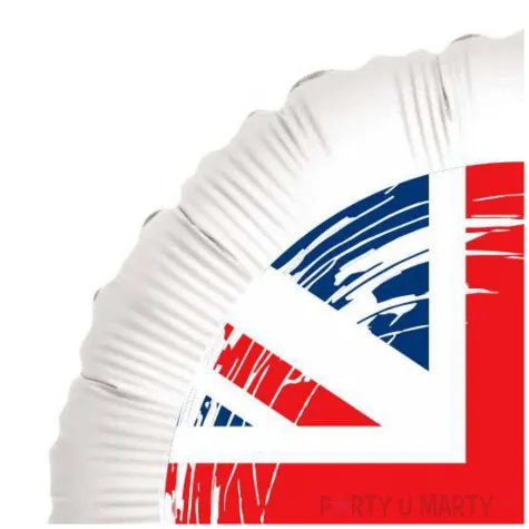 balon foliowy panstwa swiata wielka brytania bialy 18 rnd