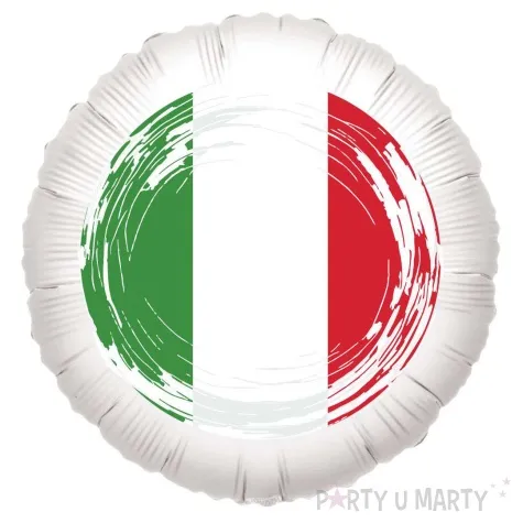 balon foliowy panstwa swiata wlochy bialy 18 rnd