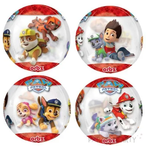 balon foliowy paw patrol amscan 16 orb