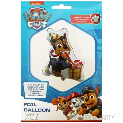 balon foliowy paw patrol psi patrol chase z prezentem procos 28 shp