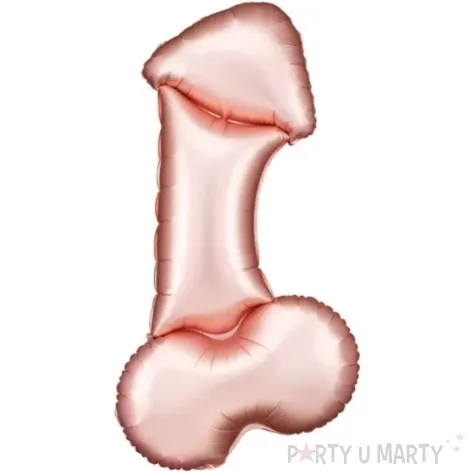 balon foliowy penis rose gold partydeco 44 shp