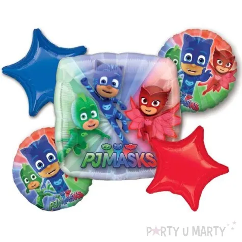 balon foliowy pidzamersi pj masks amscan zestaw