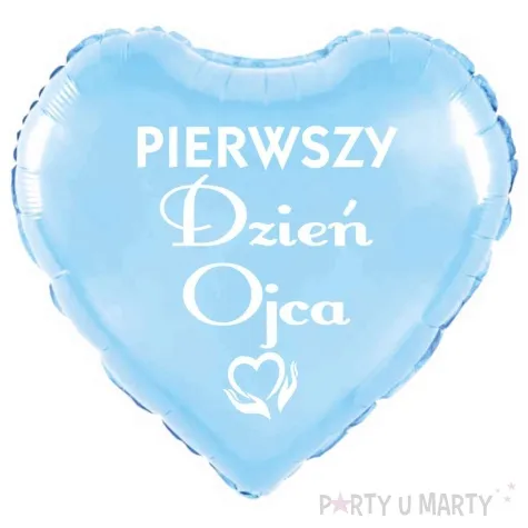balon foliowy pierwszy dzien ojca blekitny 18 hrt