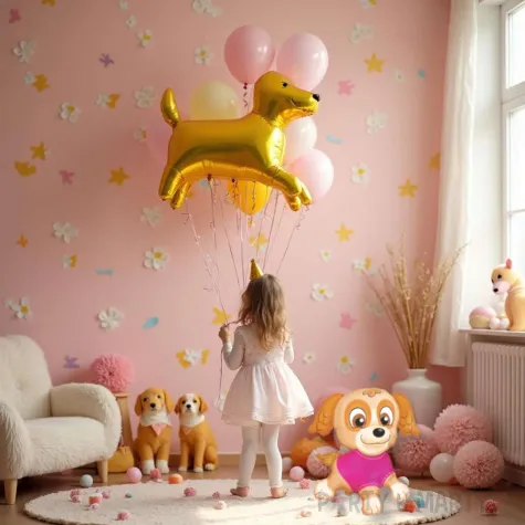 balon foliowy pies szczeniaczek flexmetal 14 shp