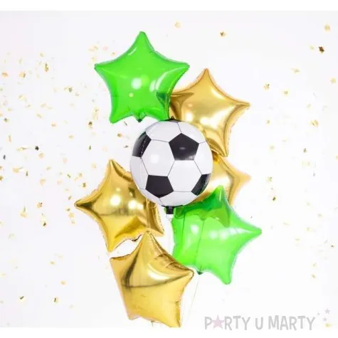 balon foliowy pilka czarno bialy partydeco 16 orb