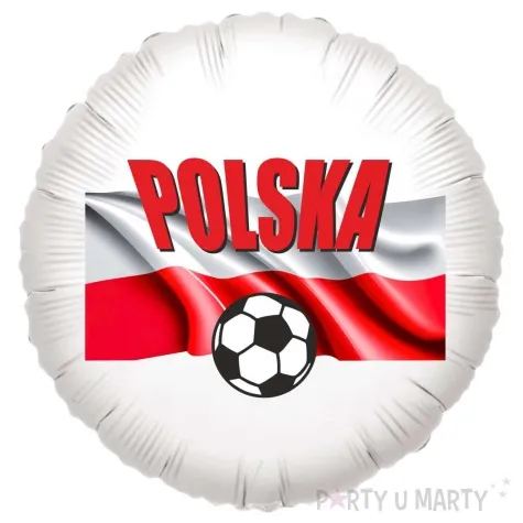 balon foliowy polska pilka bialy 18 rnd