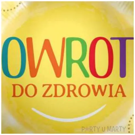 balon foliowy powrotu do zdrowia premioloon 17 rnd