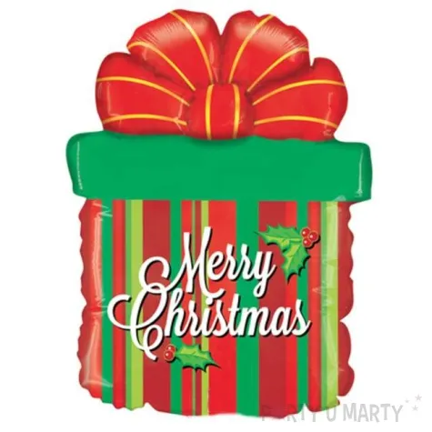 balon foliowy prezent z kokarda betallic 14 shp