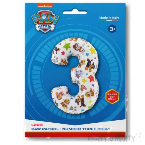 balon foliowy psi patrol cyfra 4 grabo 26 dgt
