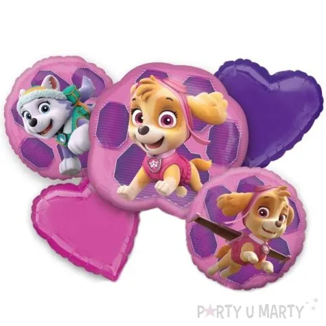 balon foliowy psi patrol skye i everest amscan zestaw