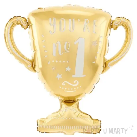 balon foliowy puchar you are no 1 zloty partypal 31 shp