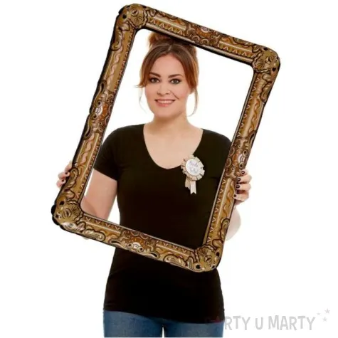 balon foliowy ramka do zdjec zlota smiffys 28 shp